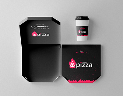 Chama's Pizza Logo & Visual Identity
