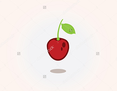 cherry icon vector 661992403