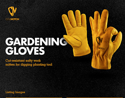 Amazon listing design for gloves manufacturer.