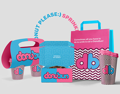 DonuBun - Branding, Packaging/