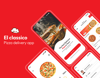 Project thumbnail - El classico Pizza delivery app UI design