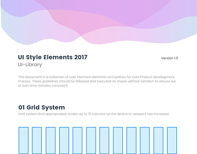 UI Style Elements 2017