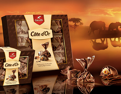 Cote d'Or package design