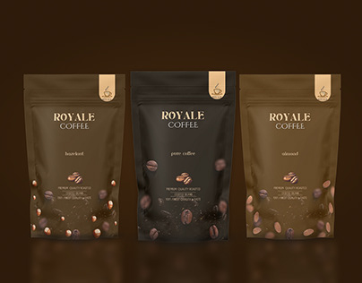 Royale Coffee Label & Packaging Design