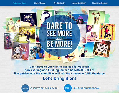 ACUVUE "Dare To Be" Campaign