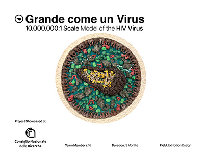 Project thumbnail - Grande come un Virus - 10.000.000:1 Scale HIV Virus