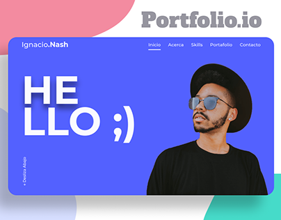 Portfolio Web minimalist responsive with animation