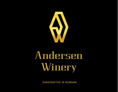 Andersen Winery visual identity