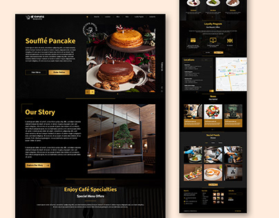 Project thumbnail - Cafe Web Design