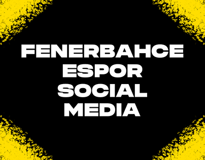 Fenerbahçe Espor Unoffical Social Media Design