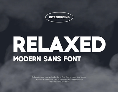 Relaxed - Modern Sans Font