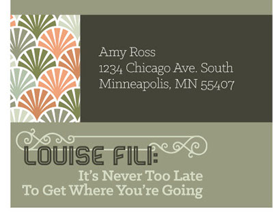 Promotional Mailer - Louise Fili at MIA