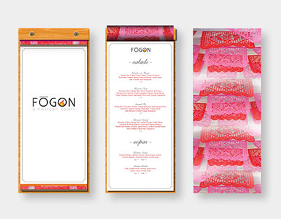 Fogon Restaurant Menu Design