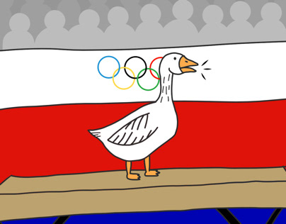 Goose at the Olympics