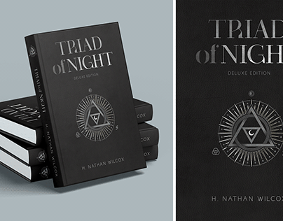 LUXURY BOOK COVER DESIGN FOR TRIAD OF NIGHT
