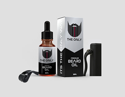 I will create beard oil label and box packaging