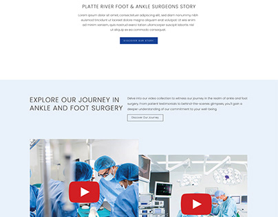 Platte River Foot & Ankle Surgeons' New Website Design