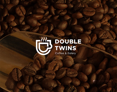 Logo Double Twins for Coffeeshop Business