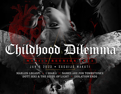 Childhood Dilemma Manila Reunion 2023 Gig Poster