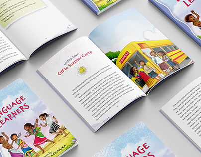 Layout design for children story book
