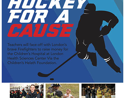 Hockey for a Cause Poster