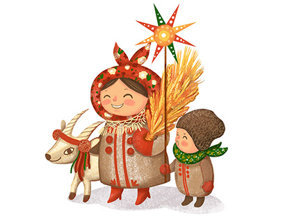 Christmas illustrations series