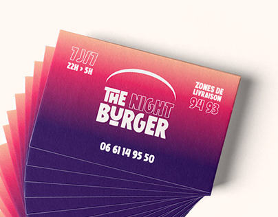 The Night Burger - Identité visuelle & communication