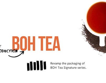 Revamp the packaging of BOH Tea Signature series