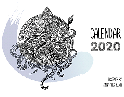 Календарь 2020. Морские кружева.