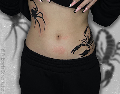Projekt postu na instagram tatuatora.