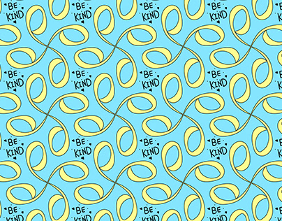 Project thumbnail - Be Kind Seamless Pattern