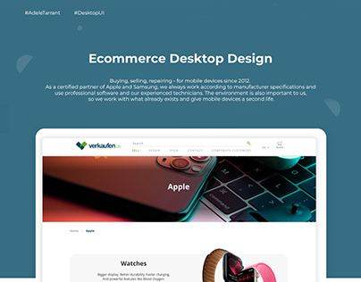 Ecommerce Desktop Design