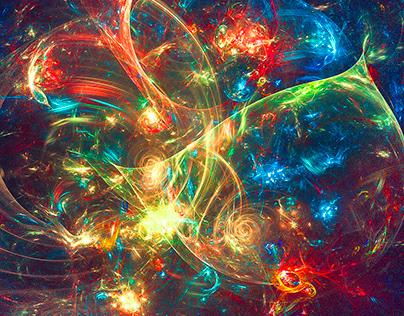 Colorful fractal