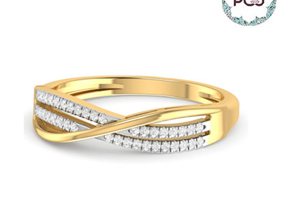 Perfect Women’s Diamond Band Ring By PC Jeweller
