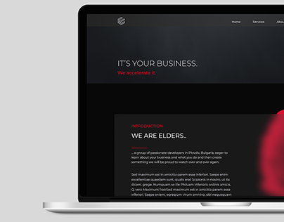 Web design Concept - Elders OSS