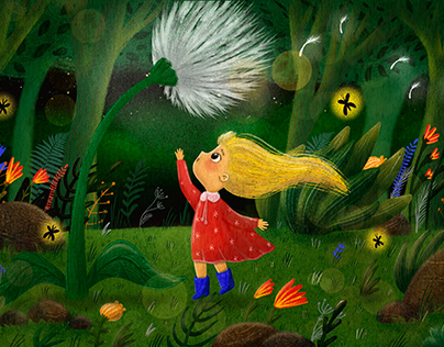 Children's Book Illustration "Magic Found!