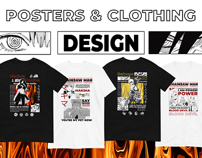 Posters and clothing design
