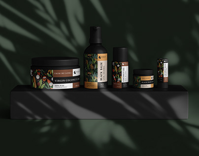 Package Design for Tropical Cosmetic Brand