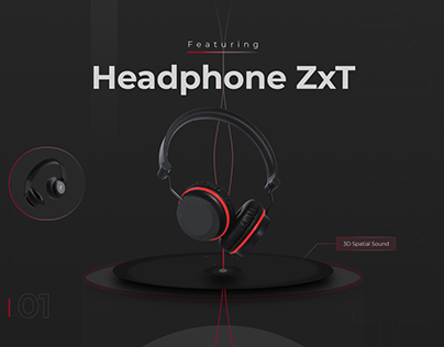 Headphone Web design