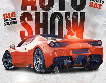 AutoShow Atlanta Drift Day Flyer