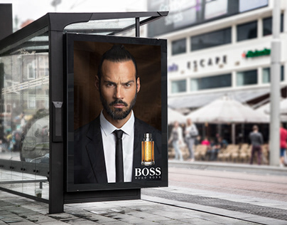 Hugo boss fragrance commercial print (personal project)