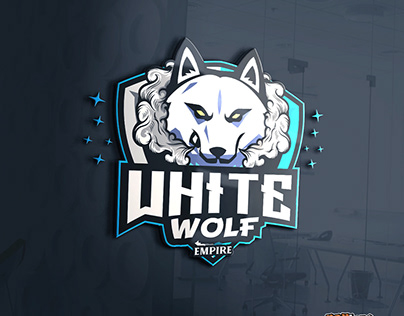 White Wolf Empire Logo Design