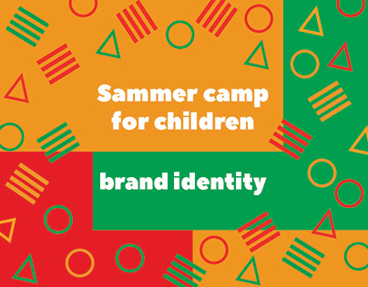 Summer camp. Brand identity.