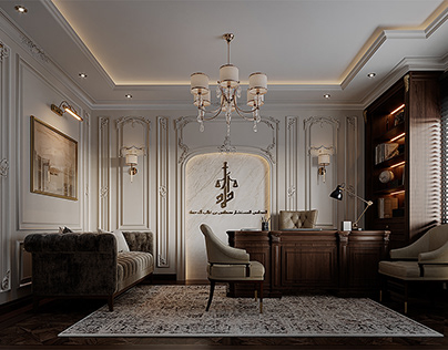 Law Office Design .. In Classic Style