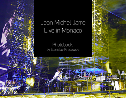 Jean Michel Jarre. Live in Monaco. Photobook.