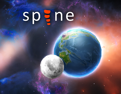 SPACE AMBIENCE — 3D Rotation & Parallax in Spine 2D