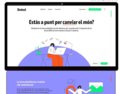 Web design. Dotted