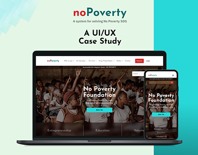 noPoverty | UI/UX case study