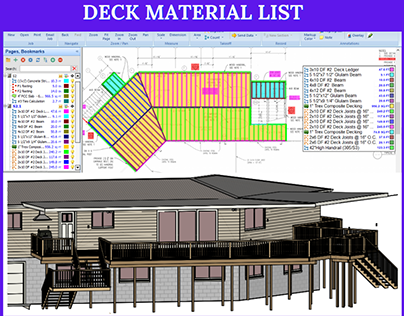Material Takeoff List _ 2nd Story Deck