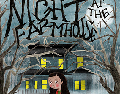 Middle Grade Book Cover - Night at the Farmhouse
